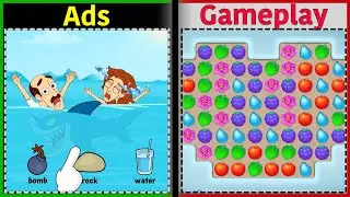 Gardenscapes | Is it like the Ads? | Gameplay