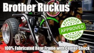 Honda Ruckus Custom Rear frame and center shock 