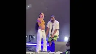 Jhene Aiko & Big Sean On Stage At The Lollapalooza Festival In Chicago!