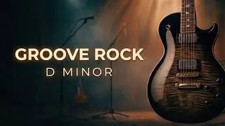 D Minor Groove Rock Backing Track | 78 BPM