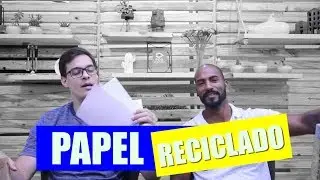 Papel reciclado como fazer
