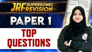 UGC NET Paper 1: Most Important Top Questions for Paper 1| Gulshan Akhtar