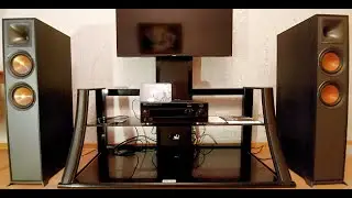KLIPSCH Reference R-620F Black & Yamaha AX-592