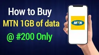 How To Buy MTN 1GB @ #200 (How to with CMB)