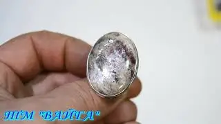Солнечный камень комплект в серебре "Звездные миражи"