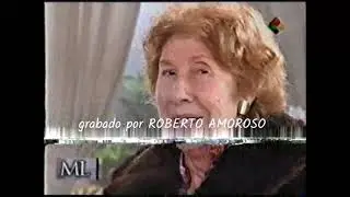 Yiya Murano y su hijo con Mirtha Legrand 1999