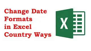 Change Date Formats in Excel As per your Country Location | | Ali IT BD