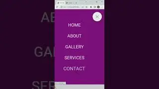 Full Screen Navigation Bar HTML CSS 2023 