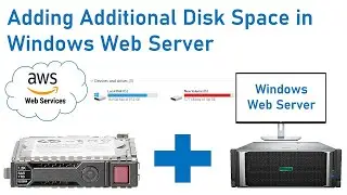 Adding Additional Disk Space in Windows  Web Server on AWS - Elastic Block Store