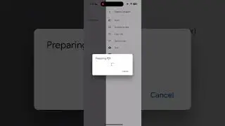 How to convert file to PDF on Google Docs Mobile 