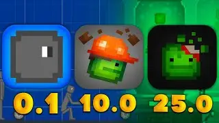 ✅ЭВОЛЮЦИЯ MELON PLAYGROUND от 0.1 BETA до 25.0 \ ВСЕ ВЕРСИИ в MELON SANDBOX