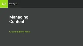 How to Create a Blog Post in Warhead