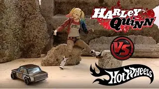 HARLEY QUINN VS SUICIDE BMW - HOT WHEELS