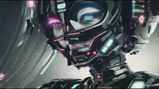 CELF CYSYNIAD O MERCHED CYBORG, SYMBOLIAETH O ' R DYFODOL, AWGRYMIAD A DYNOLIAETH PERFFAITH.