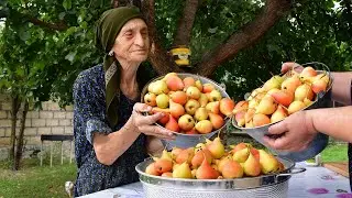 Making Pear Jam with Grandma | Incredibly Delicious Chicken Recipe