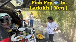 Enjoyed delicious lunch 🥗 | Tava fry cooking 🧑‍🍳 #goa #ladakh #mahindra #roadtrip #cooking #recipe