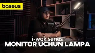 Monitor uchun lampa Baseus i-wok series 1 video tahlil o'zbek tilida monitor light bar