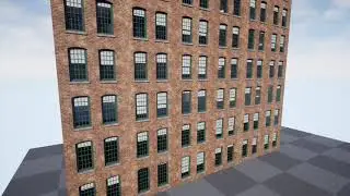 Unreal Engine 4 Building Façade With Interior Mapping