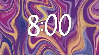 8 Minute Countdown Timer | No Sound