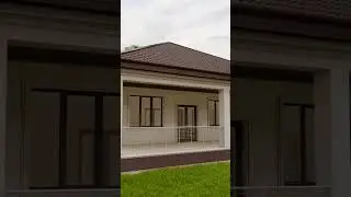 Проект Одноэтажного дома с терассой, общая площадь 144 м2