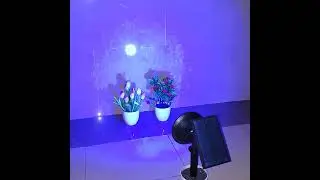 Lámpara Solar De Jardin Luces Exterior Con Sensor Rgb Color
