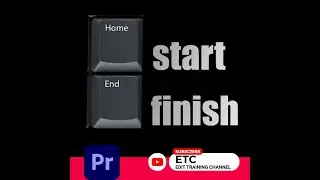 HOME KEY | END KEY | SHORTCUT | ADOBE PREMIERE PRO | #shorts