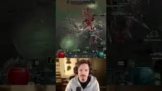 First encounter with Wandering Death - World Boss😱#shorts #diabloiv #necromancer