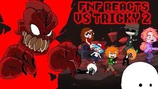 Friday Night Funkin' reacts to  V.S. Tricky Ver. 2 | xKochanx | FNF mods | Gacha Club
