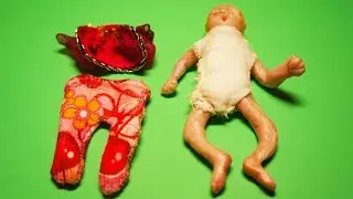 Как сделать мини реборна / Мини реборн из полимерной глины своими руками