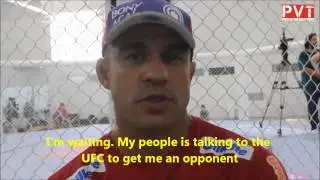 Vitor Belfort accepts Chael Sonnen's challenge