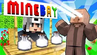 MİNEBAY DÜKKANI AÇIP NİTROKSİN İKSİRİ SATTIM 🧪🔥 - Minecraft