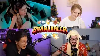 Соня играет в Brawlhalla с Меллшером, Алесьей и Слепым Горностаем | Нарезка стрима sonasheka