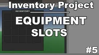 How To Make An Inventory Like Rust In Unity Tutorial! - Part 5 - Equipment Slots!