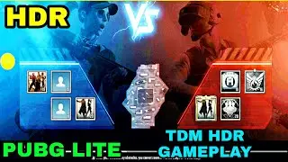 PUBG MOBILE LITE HDR TDM GAMEPLAY | PUBG LITE HDR GAMEPLAY | PUBG MOBILE LITE GAMEPLAY