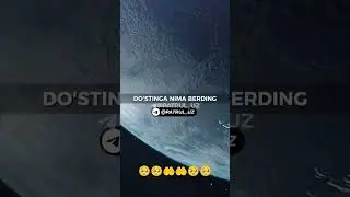 Дўстим мени савобимни ол ва Жаннатга кир, мени жойим дўзахда экан... 🥹