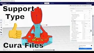 Cura Files - Best support types for 3d models.