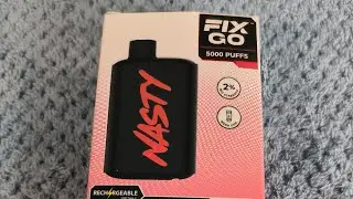 Одноразовая электронная сигарета Nasty FIX GO 5000. Распаковка и обзор.