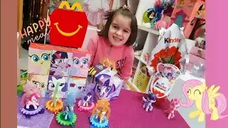 Sorprese MY LITTLE PONY Happy Meal e Kinder Gran Sorpresa + 2 Set My Little Pony the Movie