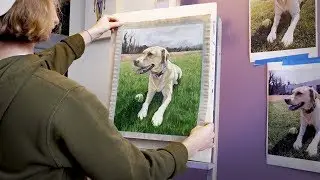 HOW TO PAINT A DOG - (Oil Painting Walkthrough)