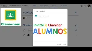 ClassRoom - Agregar y eliminar alumnos (estudiantes)