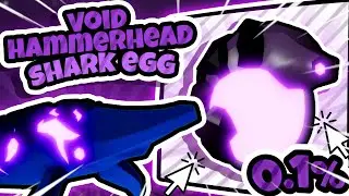 VOID HAMMERHEAD SHARK EGG CHALLENGE!!!🔮🦈 (Can we get one?!) | Fishing Simulator | Roblox
