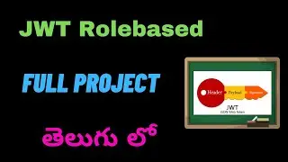 JWT Role-based Full project // Jwt Authentication in Spring Boot // Easy Learning Channel