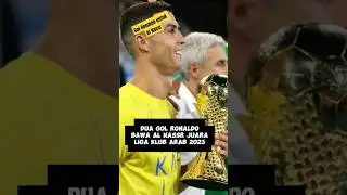 Dua gol Ronaldo bawa Al Nassr juara Liga Klub Arab 2023 #goals