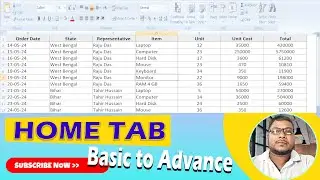 Home Tab  In Ms Excel In One Video || Ms Excel Main Home Tab kya Hai?