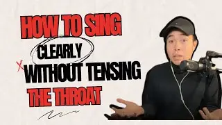 How to sing clearly without tensing my throat? (Beginner Voice Lessons) | Ep.177