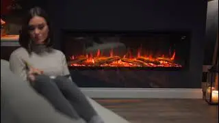 BlazeBright Alnwick Media Wall Electric Fires