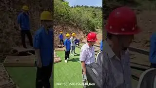 YN1500 hydraulic core drilling rig is running in site,green exploration, WA:+86 15031569148,Ren