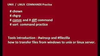 11 -  chown command chgrp command & transfer files from win to linux
