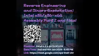 Reverse Engineering and Binary Exploitation: Intel x86/x86-x64 Assembly - Final part
