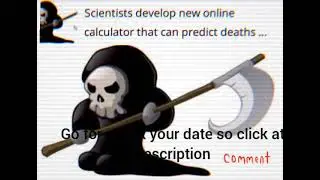 The death website that display your death date